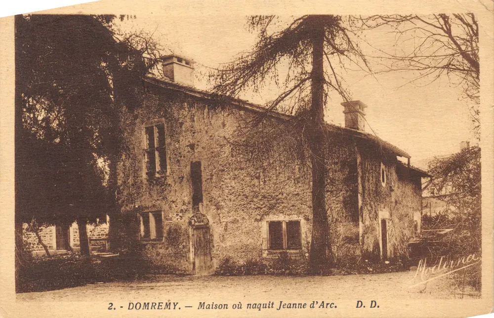 Domrémy — Haus, in dem Jeanne d'Arc geboren wurde — Verlag Moderna, Nr. 2 - Vorderseite