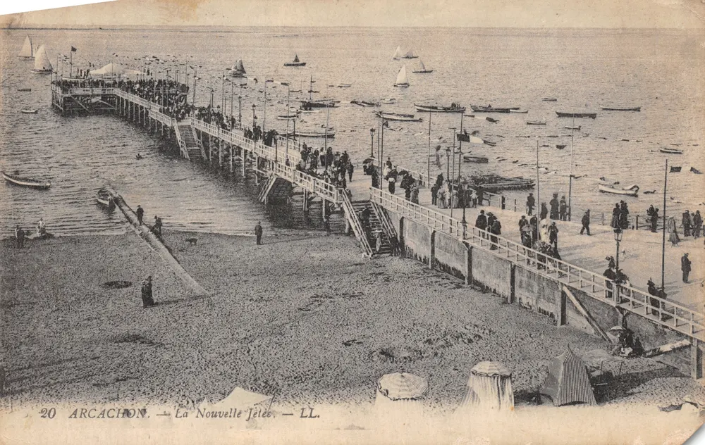 Arcachon — A Nova Ponta — LL. Editor LL. N° 20 - Frente