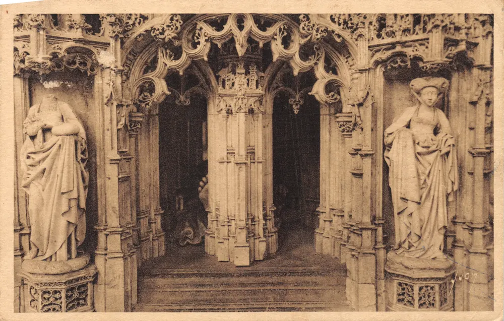 Die Kirche von Brou — Mausoleum von Philibert le Beau — Verlag YVON, Nr. 17 - Vorderseite