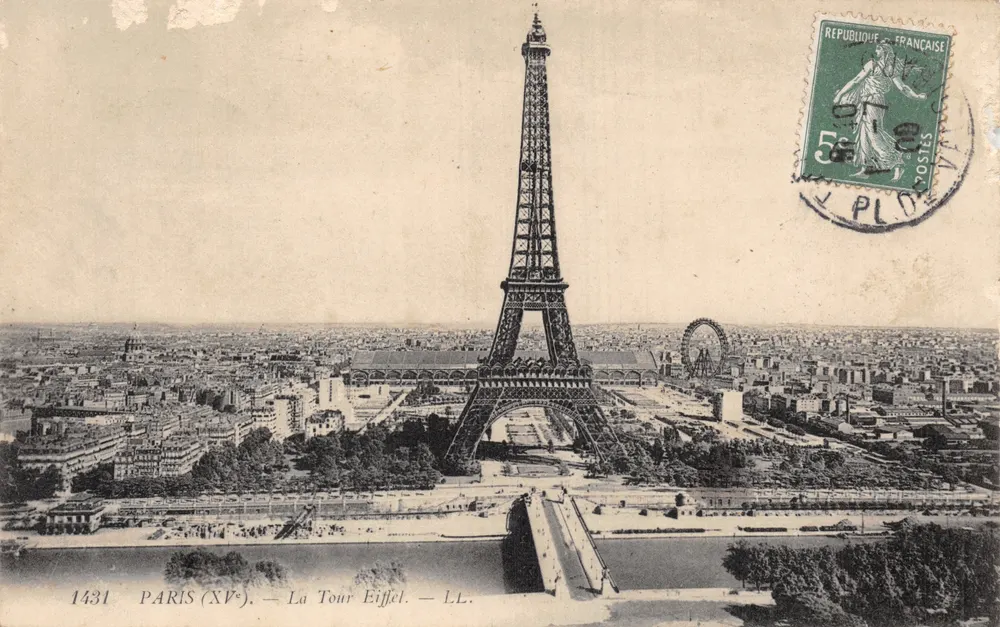 Paris (século XV) — Torre Eiffel — L.L. — n.º 1431 - Frente