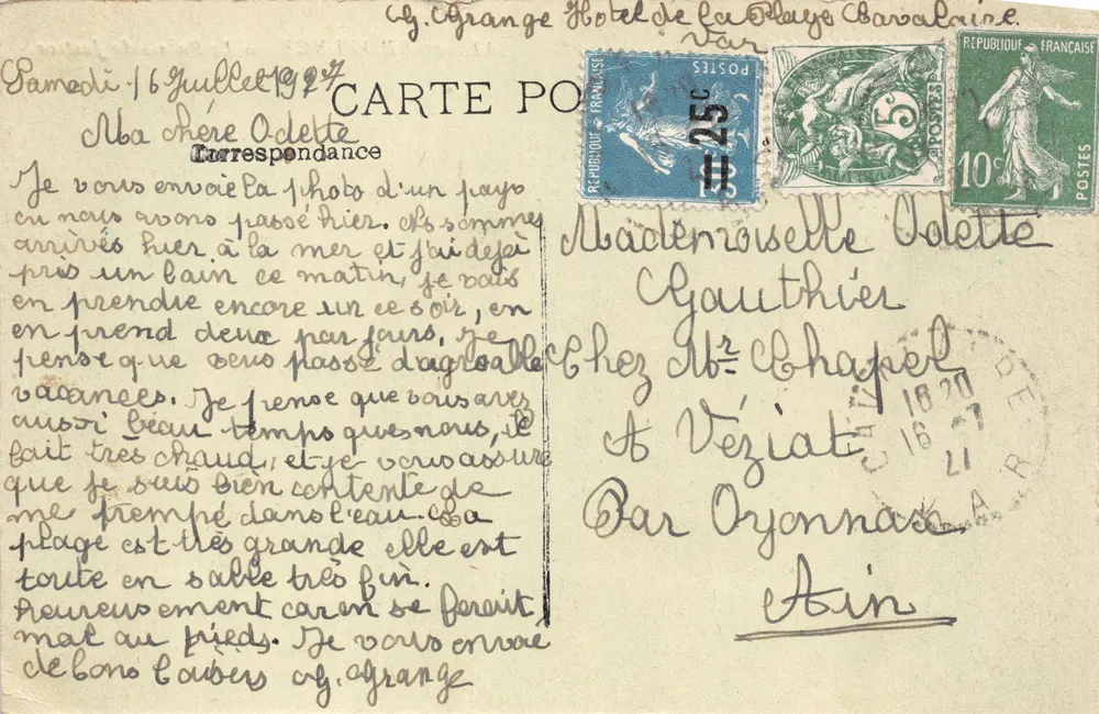 AIX-en-PROVENCE — Das Palast der Justiz. — Verlag: AIX-en-PROVENCE. — Seriennummer: 1000 - Rückseite