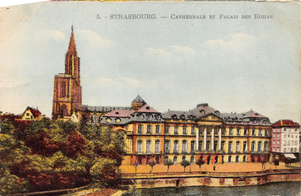 Straßburg — Kathedrale und Palast der Rohan — Edition La Cigogne - Vorderseite