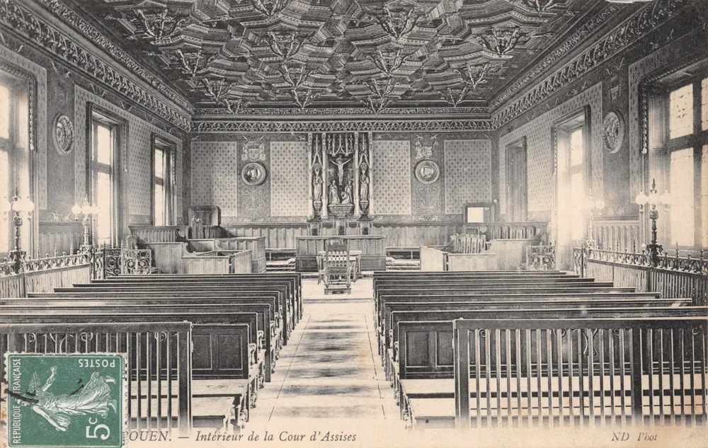 Bouen — Intérieur de la Cour d'Assises — ND Pirot - 앞면