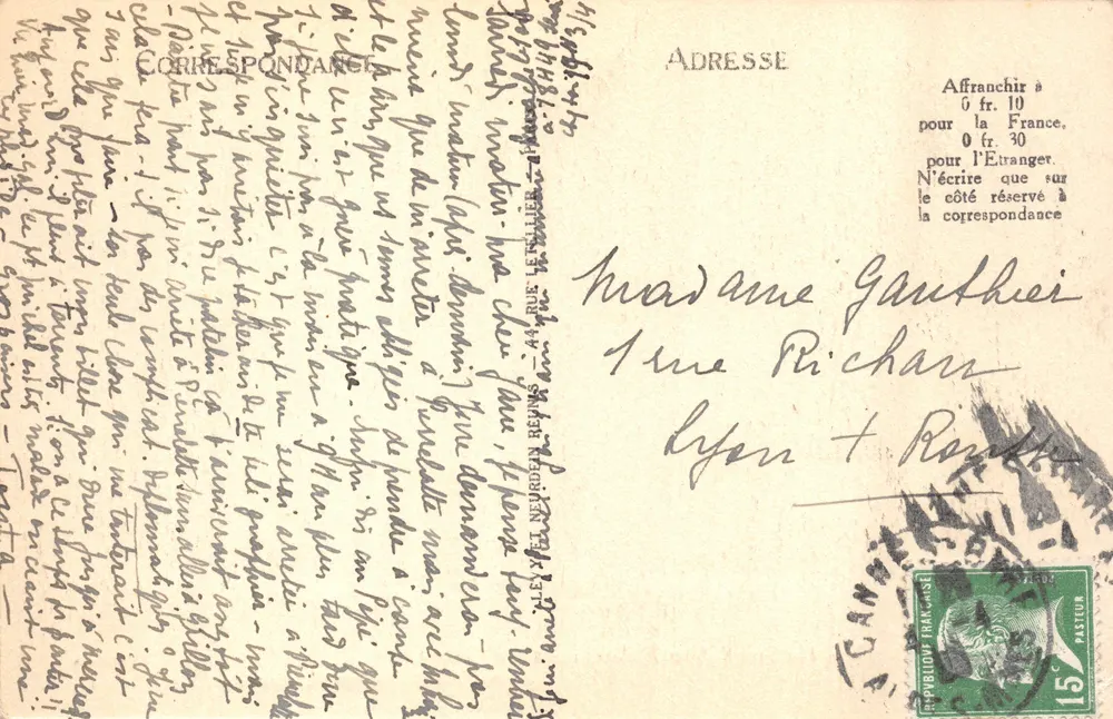 Cannes - Boulevard Jean-Hébert, Ansicht des Estérel — Verlag SELECTA, Nr. 136 - Rückseite