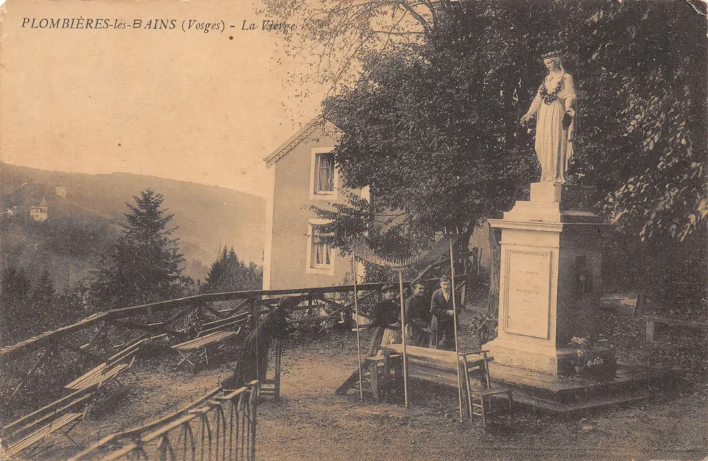 Plombières-les-Bains (Vosges) - La Vierge - éditeur anonyme - Recto