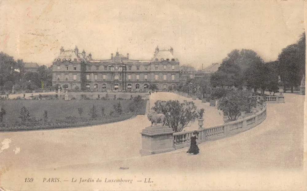 PARIS — Le Jardin du Luxembourg — LL. — n° 159 - Recto
