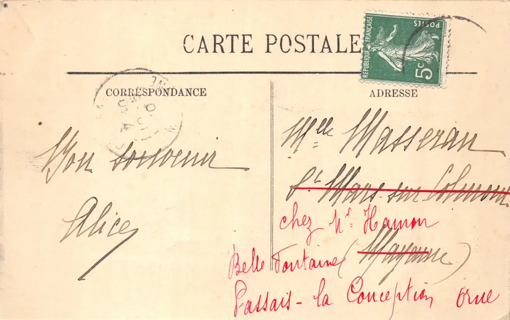 PARIS — Le Jardin du Luxembourg — LL. — n° 159 - Verso