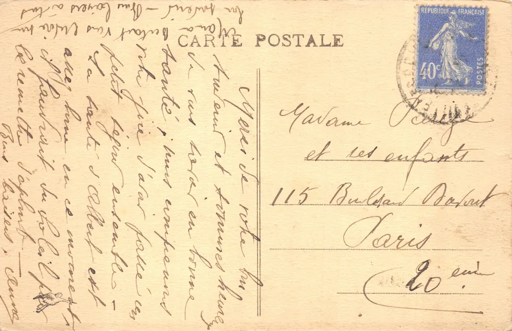 BONSECOURS — Der Calvarienberg und die Kirche — Verlag: SISX (Nr. 638) - Rückseite
