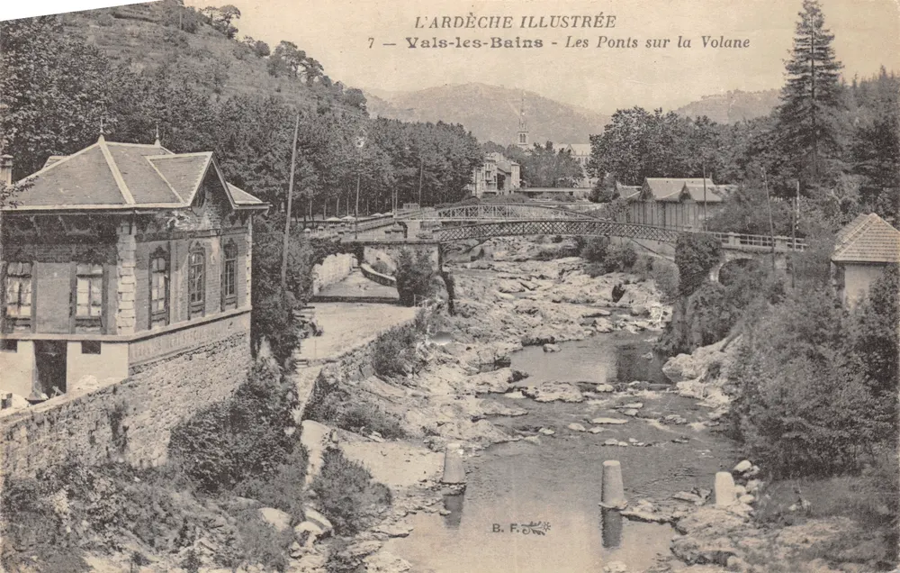 Vals-les-Bains — Die Brücken über die Volane — L'ARDÈCHE ILLUSTRÉE, n°7 - Vorderseite