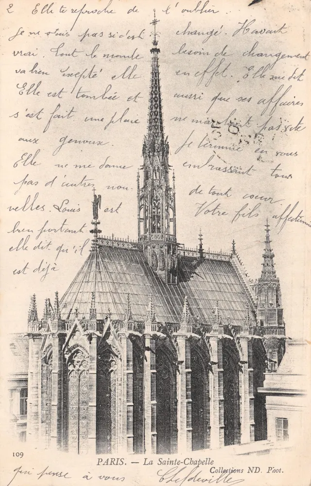 PARIS — Die Heilige Kapelle — Collections ND. Paot. n°109 - Vorderseite