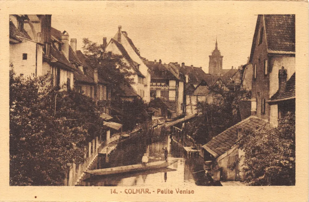 Colmar — Petite Venise — éditeur imprimeur non visible, n° 14 - Recto