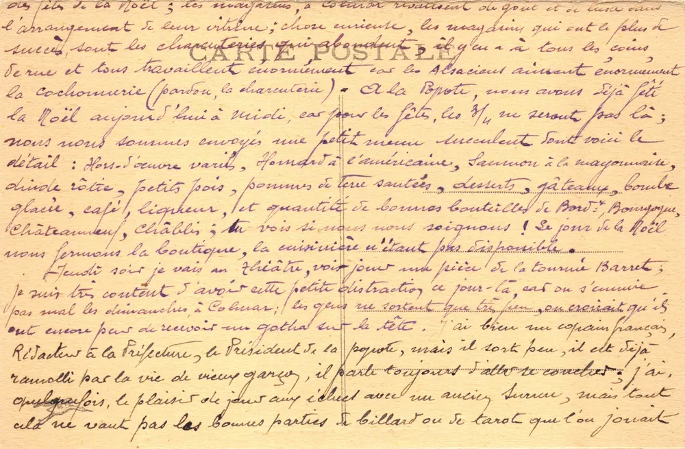 Colmar — Petite Venise — éditeur imprimeur non visible, n° 14 - Verso