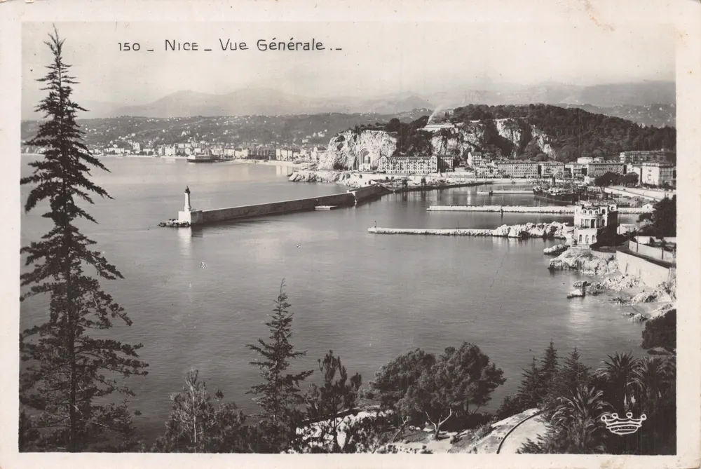 Nice — Allgemeiner Blick — 150 — Verlag DRUCK AUF DER KARTE: Munier, Rue Marceau, Nice - Vorderseite