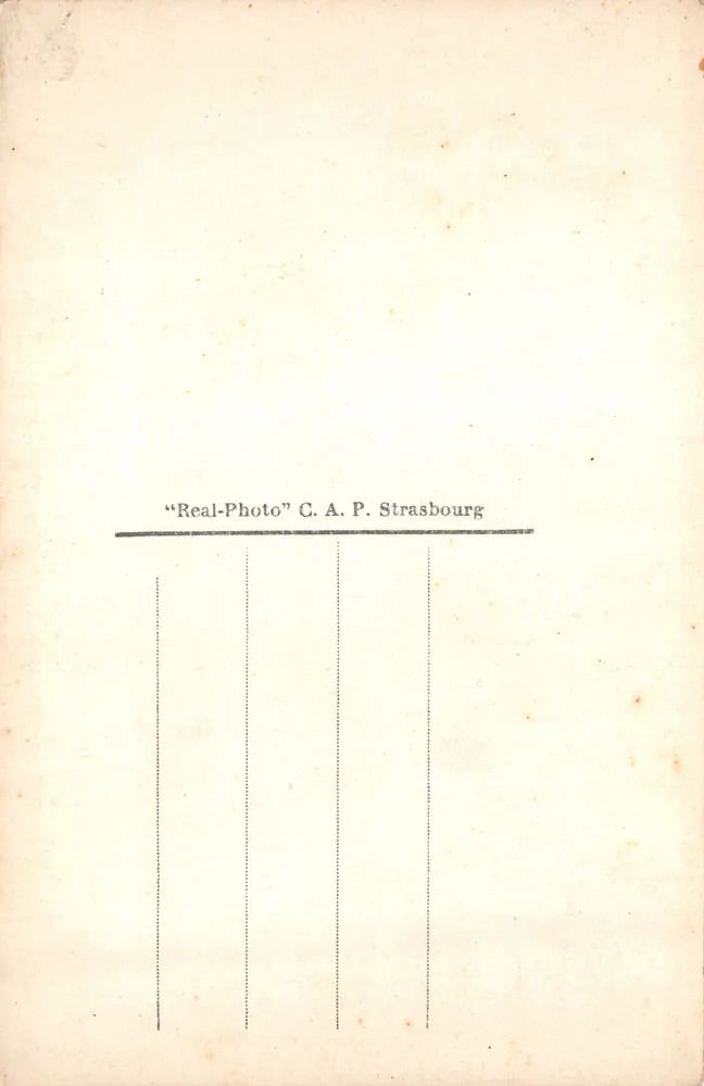 Nizza - Am Schloss, La Tour Belland - Verlag C.A.P. Straßburg, Nr. 228 - Rückseite