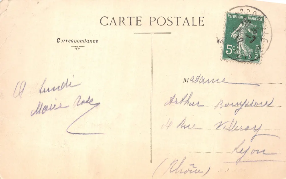 La Rochelle — O Mail — CPAPHIL N° 6 - Verso
