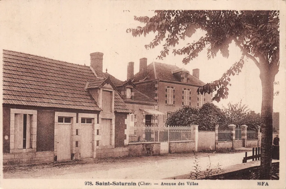 Saint-Saturnin (Cher) — Avenue des Villas — Verlag MFA, Nr. 978 - Vorderseite