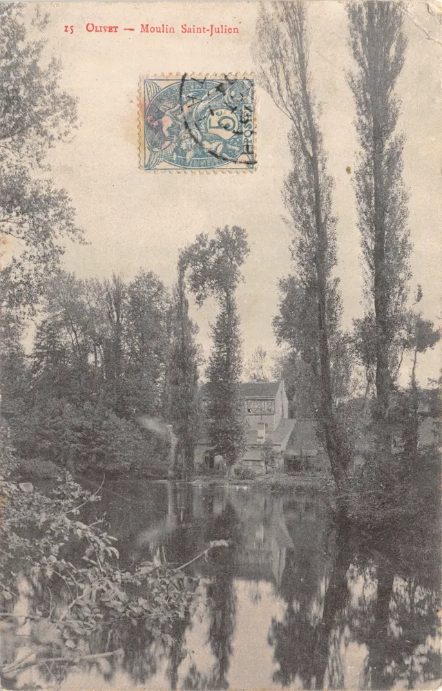 Olivet — Mühle Saint-Julien — Verleger Drucker nicht sichtbar, Seriennummer 15 - Vorderseite