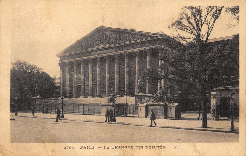 Paris — Das Chamber der Abgeordneten — Verlag ND, Nr. 3704 - Vorderseite