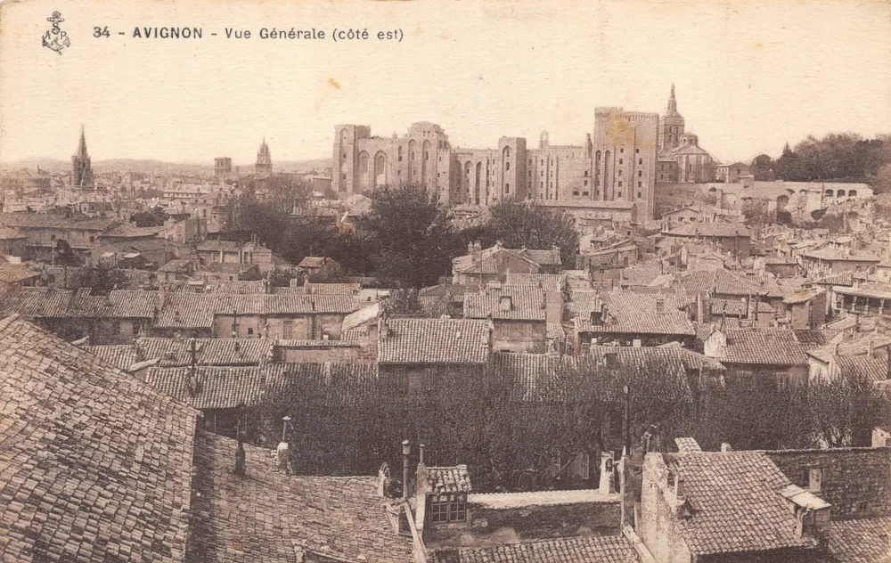 Avignon — Vista geral (lado leste) — editor MOD, n° 34 - Frente