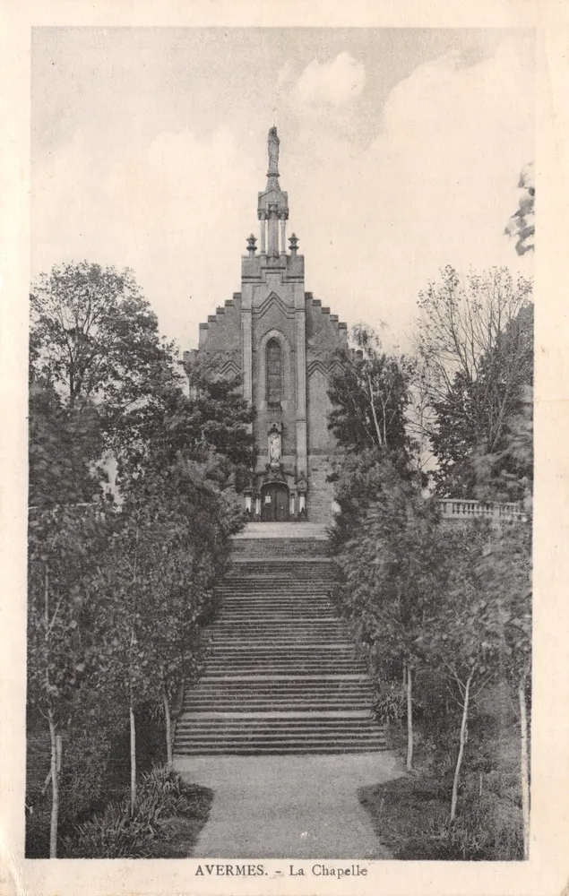 Avermes - La Chapelle — éditeur G. Tribaut - Moullins - Recto