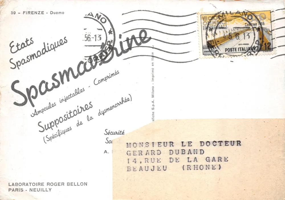 Florence - Duomo — éditeur Spasmarine, n° 59 - Verso