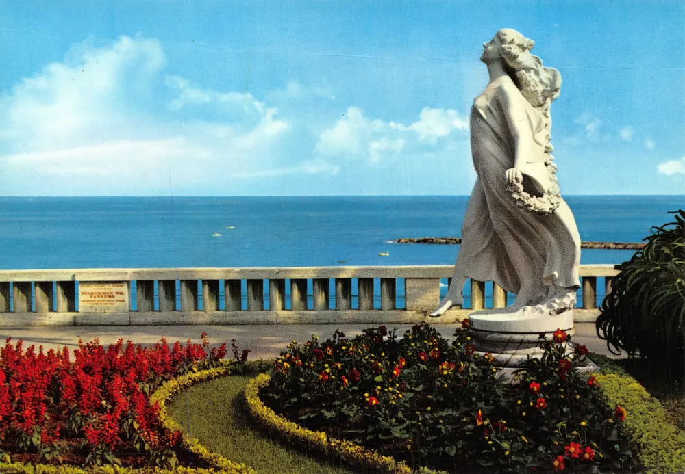 Sanremo — Estátua « La Primavera » — ROTALCOLOR MILANO - Frente