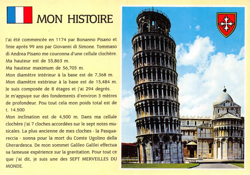 Turm von Pisa — Turm von Pisa — Verlag ITALCARDS - Vorderseite
