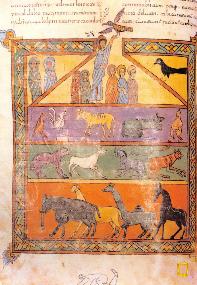 Vision du Arca de Noé — Beatus — Éditeur POSTALES ESCUDO DE ORO - Recto