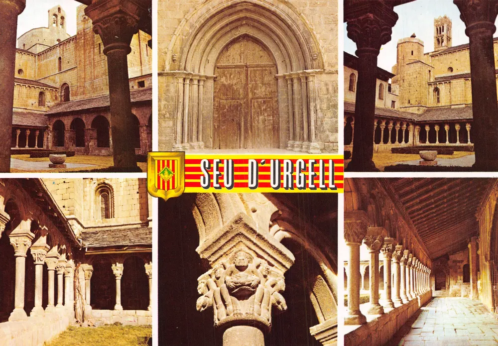 Seu d'Urgell — Kathedrale und Tor von Sant Domènec — M.C. ISCLA - Vorderseite