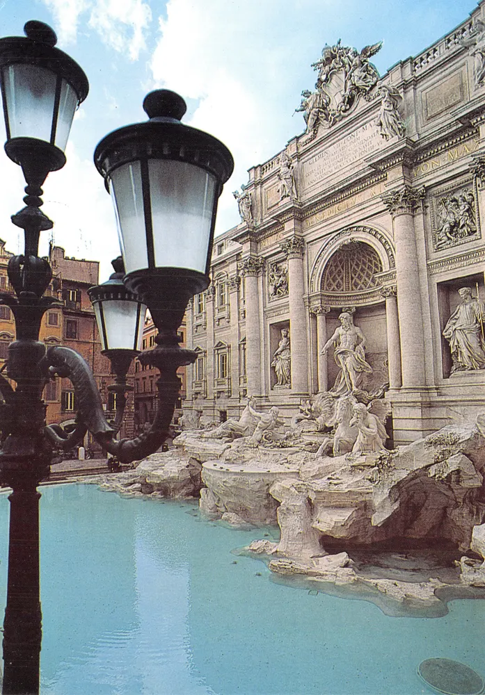 Roma — Fonte de Trevi — Editora PLURIGRAF - Frente