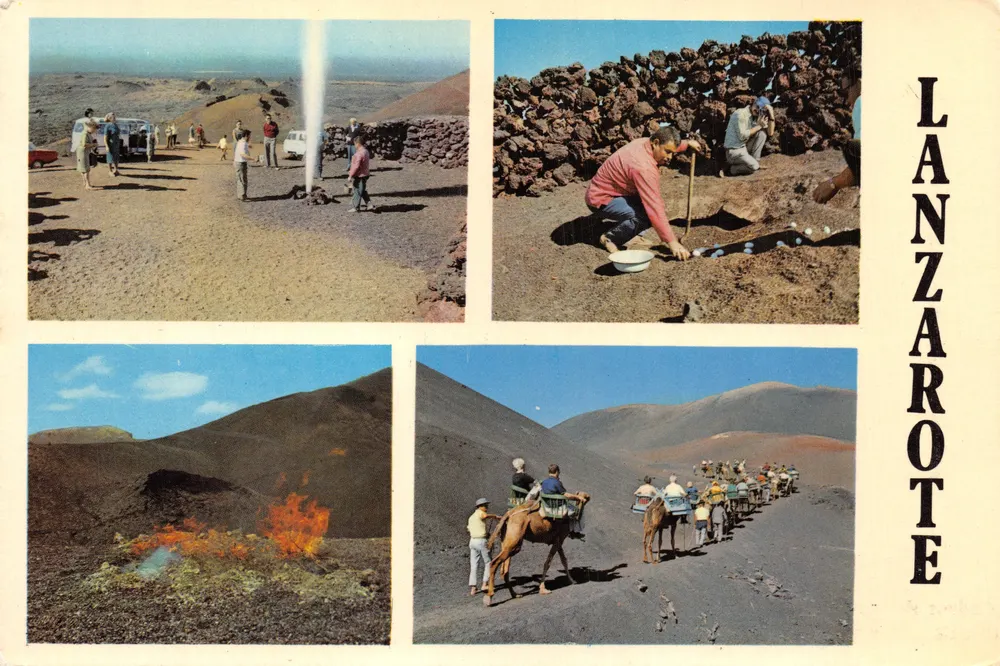 Lanzarote — Montanhas do Fogo — editor GABRIEL, n.º 7 - Frente