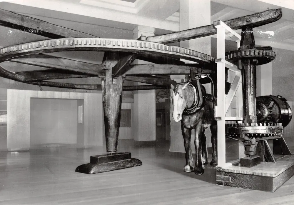 Pferderad — Landwirtschaft des frühen 19. Jahrhunderts — Science Museum, England — Karte 346 - Vorderseite