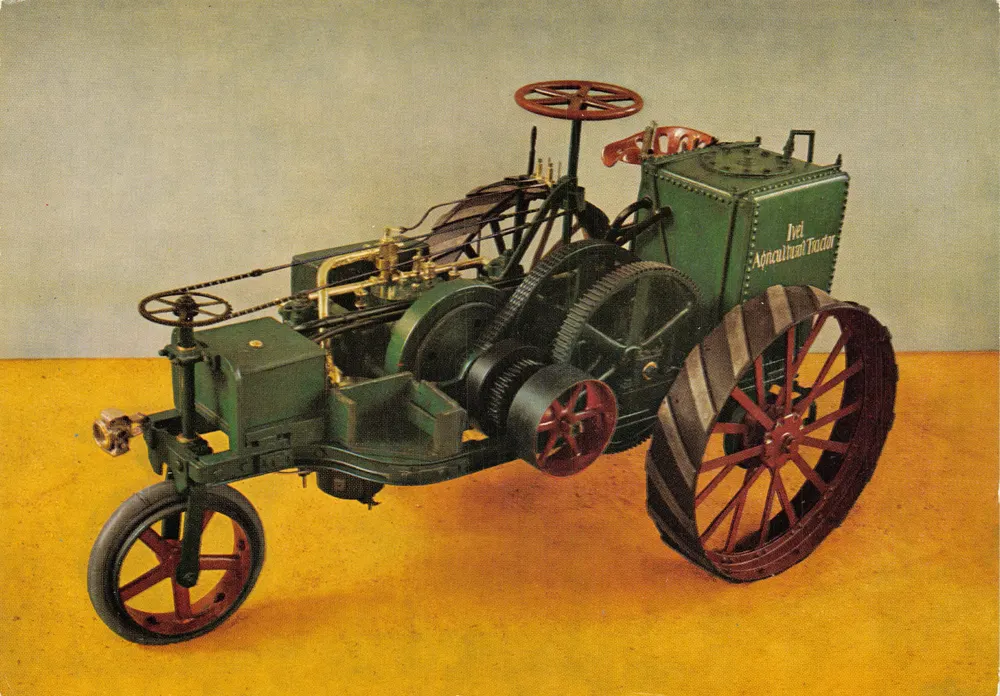 Trator Ivel — modelo 1902 — editor Science Museum Ltd - Frente