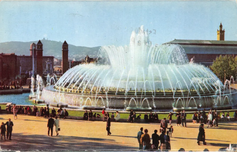 Monumentale Fontäne — Park Montjuïch — Tallerés A. Zerkowitz - Vorderseite