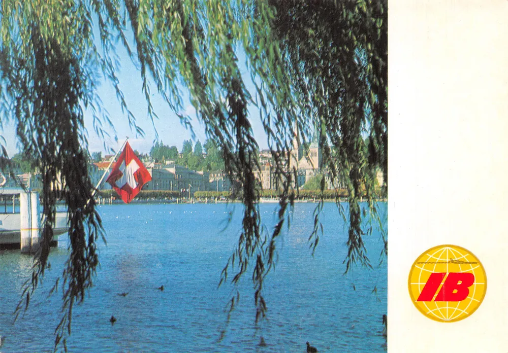 Lac Léman — vue depuis les saules — éditeur IB - Recto