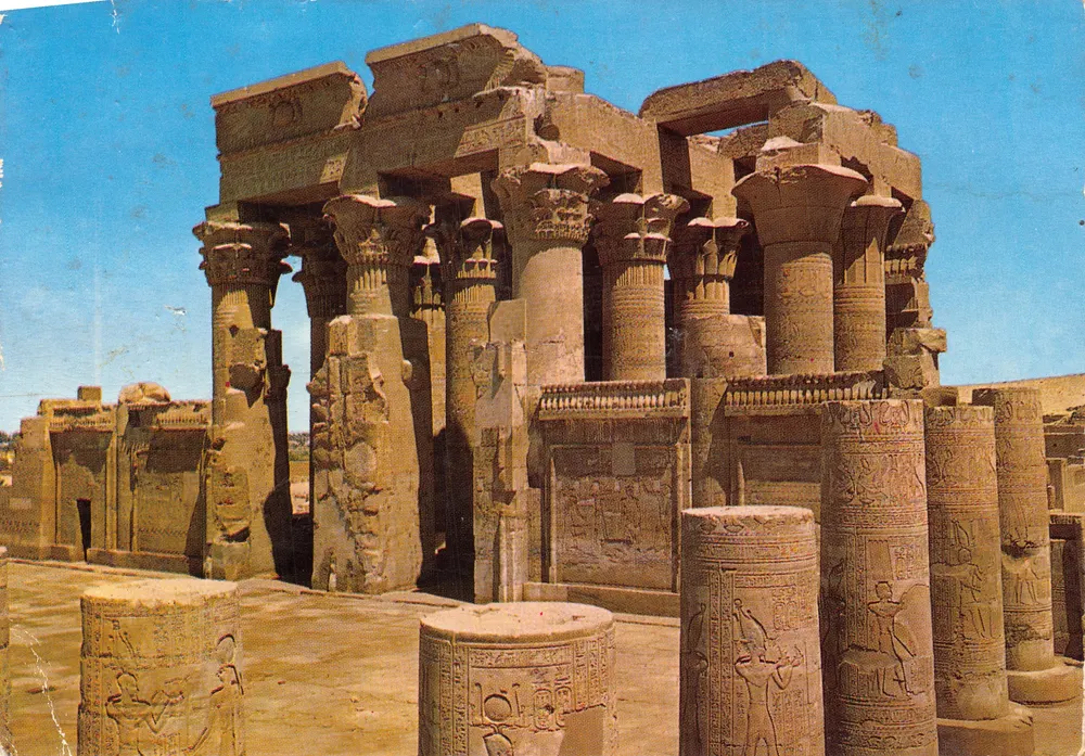 Kôm-Ômbo — Temple d'Égypte — éditeur AL-AHRAM, n° 491 336 - Recto