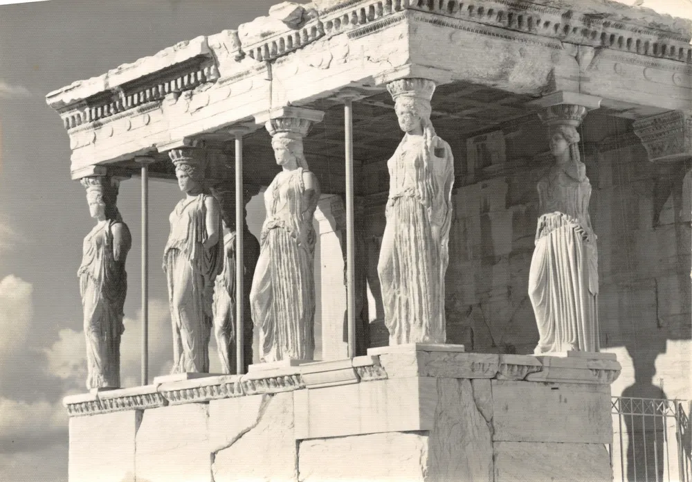 Athens - Die Karyatiden — Verlag FOTO MELETZIS, Nr. 2505 - Vorderseite