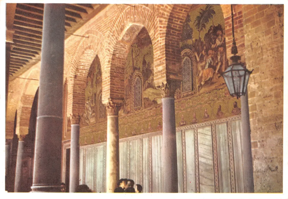 Palermo - Palastkapelle - Vorhof mit Mosaiken — I.R.E.S. PALERMO - Vorderseite