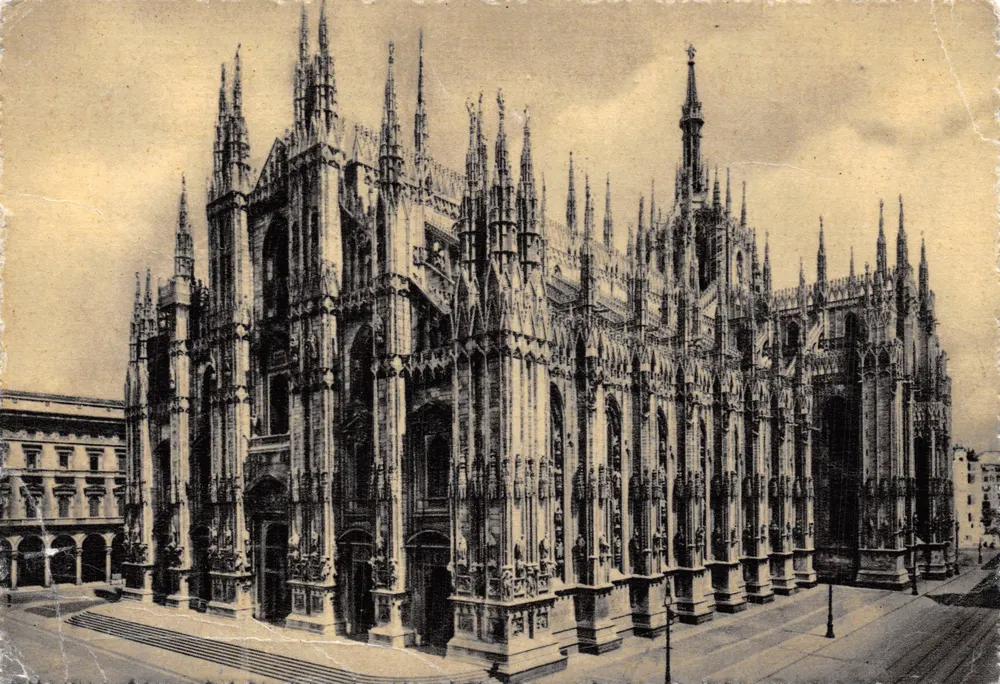 Dom von Mailand — gotische Kathedrale — Verlag Mailand, Nr. 4872-2 - Vorderseite