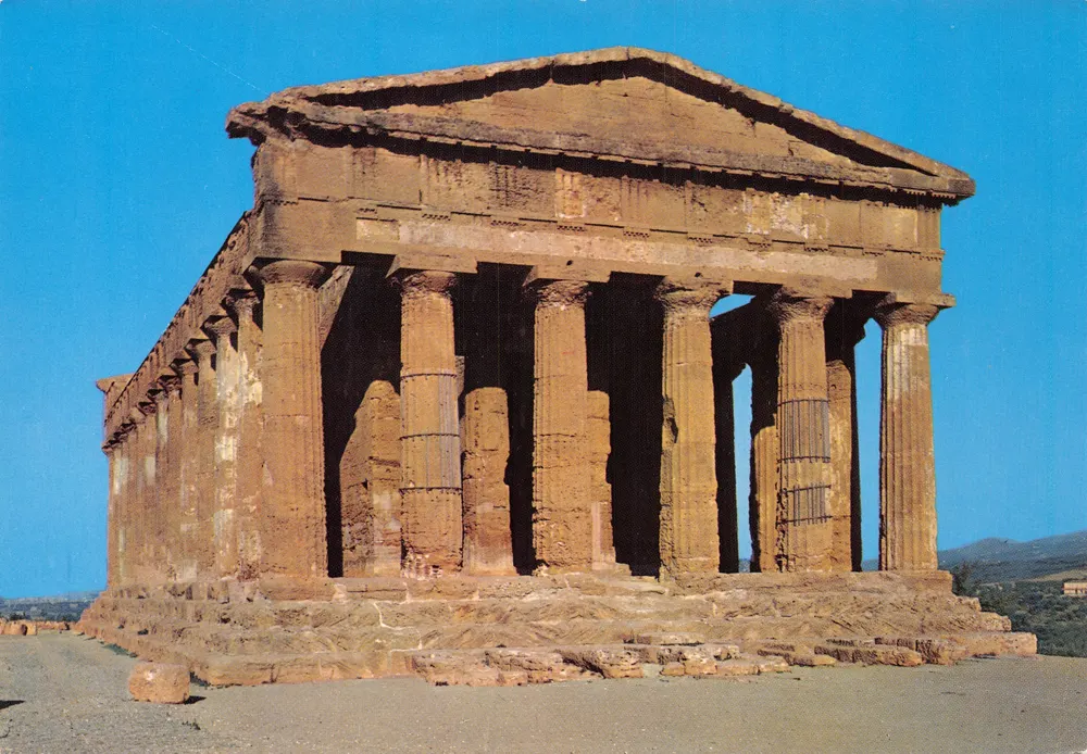 Temple de la Concordia — Agrigente — éditeur MULTIGRAF TERNI, n°6 - Recto