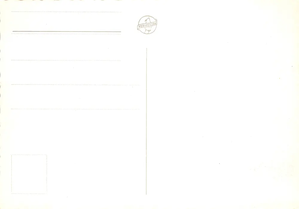 Hudiksvall — Sundskanalen — Verlag Pressbyran, Nr. 7280 - Rückseite