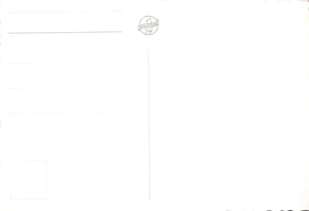 Uppsala — Ansicht von der Universität — Verlag Pressbyran, Nr. 2335 - Rückseite