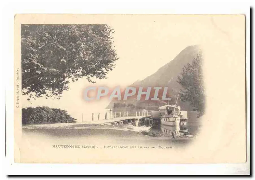 Haute-Côme (Savoie) — Embarcadère no lago do Bourget — K. Reynaud, Chambéry - Frente