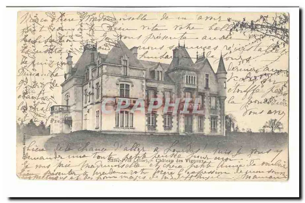 Castelo dos Vignaux — Sarmi-Prix (Allier) — editor Chavant - Frente