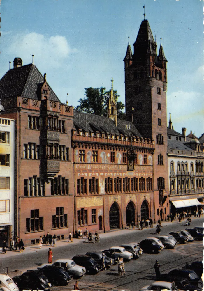 Basel — Hôtel de ville — Édition Dierks, Bale - आगे