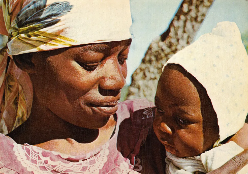Mutter und Kind aus Rhodesia — Lebensszenen — Verleger nicht sichtbar - Vorderseite