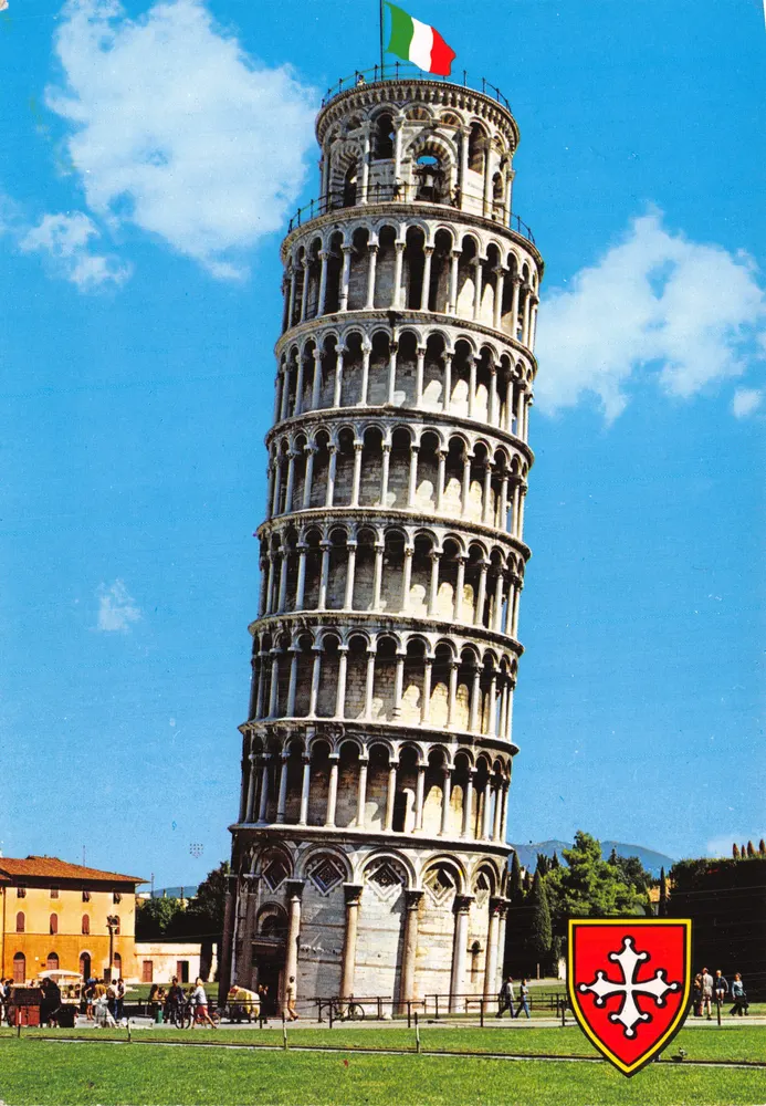 Pisa — Schiefer Turm (Torre Pendente) — Verlag ITALCARDS, Nr. 57 - Vorderseite