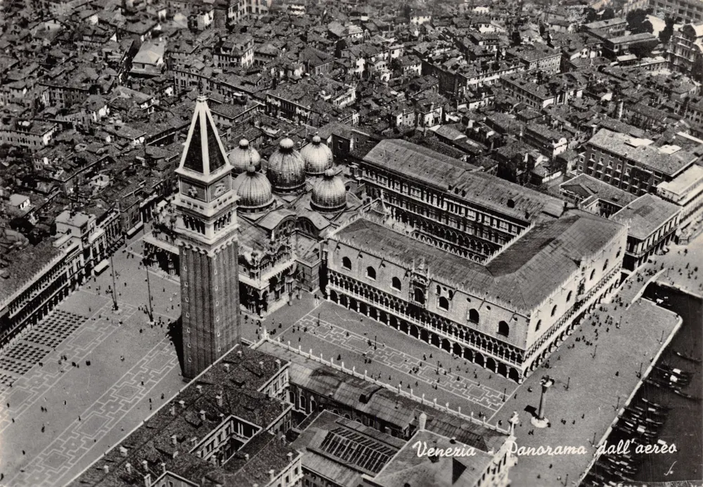 Venise - Panorama dall'aereo — éditeur Ed. S. B. V. n° 284 - 앞면
