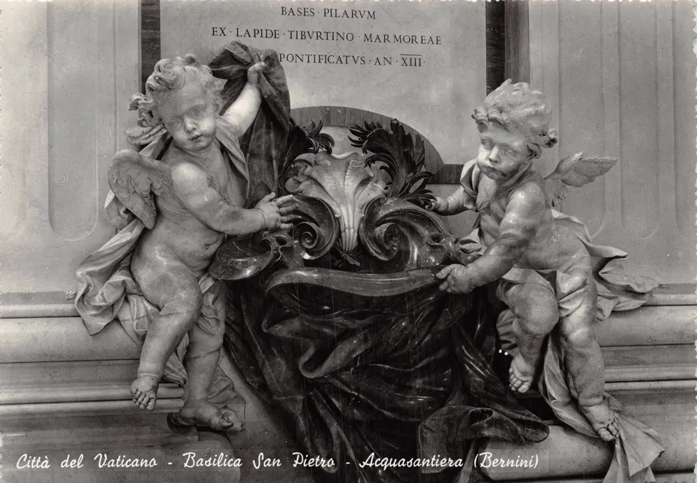 Basilika Saint-Pierre — Acquasantiere (Bernini) — Verlag Vera Fotografia - Vorderseite