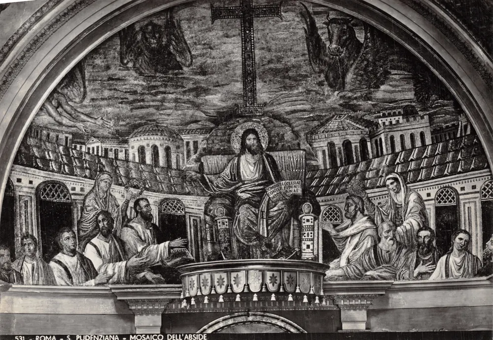 Roma - S. Pudenziana - Mosaico da abside - Frente